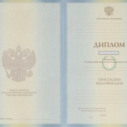 Диплом института  бакалавра образца 2011